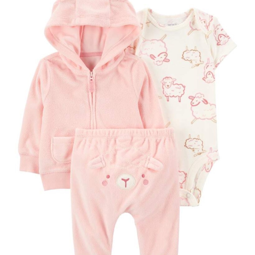 Carter’s Baby 3-Piece Sheep Little Jacket Set